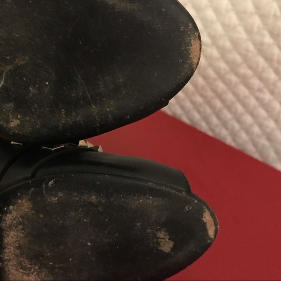 Valentino Rockstud Peep Toe Bootie with bow - Picture 5 of 8